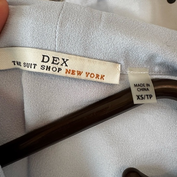 Dex powder blue Sleeveless Cowl Neck top - Picture 2 of 5